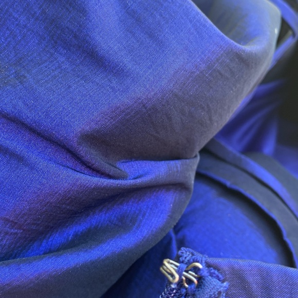 City Triangles Blue Pleated Sheath Mini Dress - Picture 4 of 4